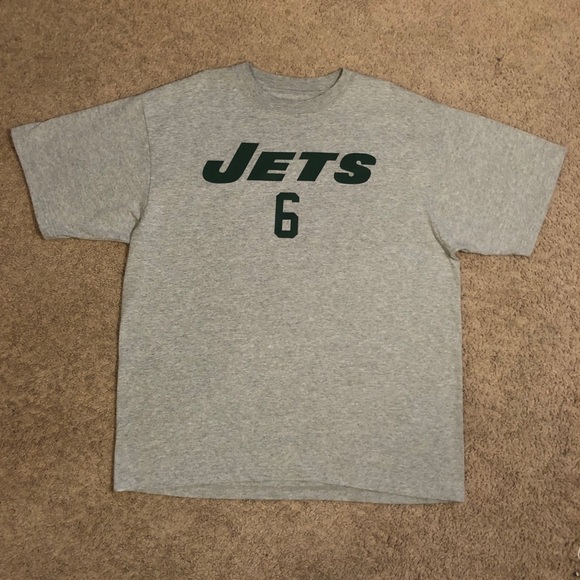 Men’s reebok NY Jets mark sanchez shirt gray large - Picture 1 of 5